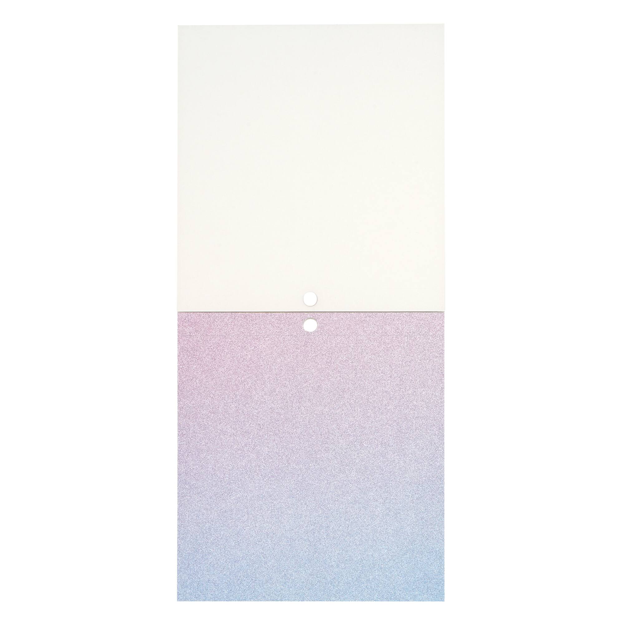 6 Pack: 6" x 6" Pastel Ombre Glitter Cardstock Paper Pad by Recollections™